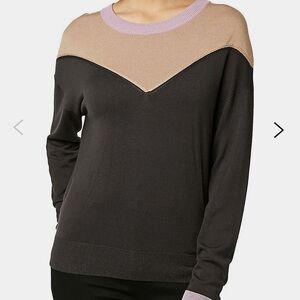 Buffalo David Bitton Topaz Colourblock Knit Sweater NWOT